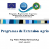 Los programas de extensión agrícola